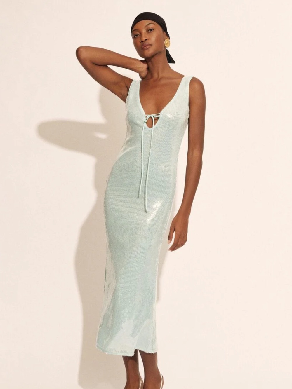 Bardot midi dress